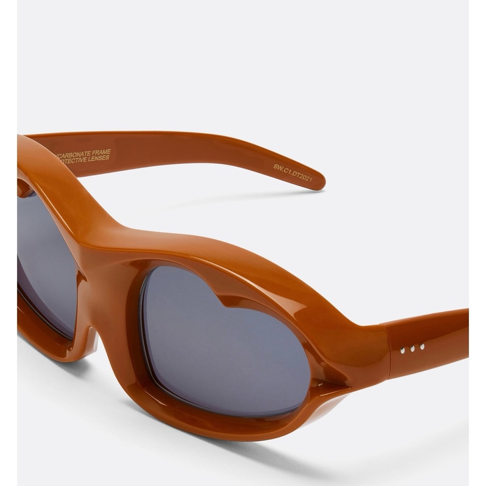 Heart-Shaped Brown Sunglasses